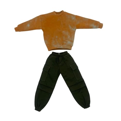 JISADER 2 Stücke 1:6 Top Und Hosen Anzug Miniatur Kleidung für 12 Zoll Puppe Dress Up Zubehör, Sweatshirt mit Rundhalsausschnitt JISADER 2 Stücke 1:6 Top Und Hosen Anzug Miniatur Kleidung für 12 Zoll Puppe Dress Up Zubehör, Sweatshirt mit Rundhalsausschnitt von JISADER