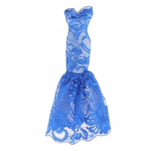 JISADER 2X 1/6 Meerjungfrau Kleid Modell Puppe Spielzeug Elegante Outfit Kleidung Schwanz Rock für Club Show Geburtstag Geschenke von JISADER