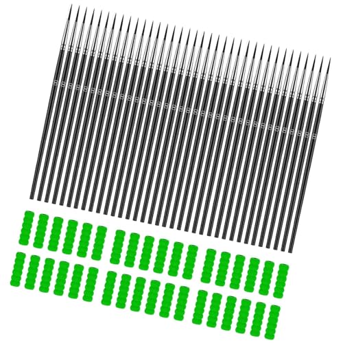 JISADER 36x Detail Pinsel Winzige Dünne Pinsel für Handwerk Ton von JISADER