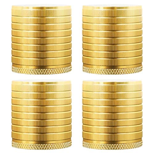 JISADER 4X Möbelhöhenverstellbare, rutschfeste, Robuste Mehrzweck Möbelbeine, Bettlift für Sofa, Teetisch, Couch, Gold JISADER 4X Möbelhöhenverstellbare, rutschfeste, Robuste Mehrzweck Möbelbeine, Bettlift für Sofa, Teetisch, Couch, Gold von JISADER