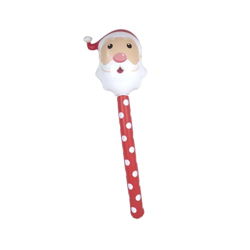 JISADER Aufblasbare Weihnachtsdekoration mit Stange, Zum Aufblasen von Spielzeug für Verwandte Im Freien, Weihnachtsmann von JISADER