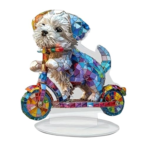 JISADER Hund Desktop Ornament Tischdekoration 2D Flache Stilvolle Acryl Dekorative Zeichen JISADER Hund Desktop Ornament Tischdekoration 2D Flache Stilvolle Acryl Dekorative Zeichen von JISADER