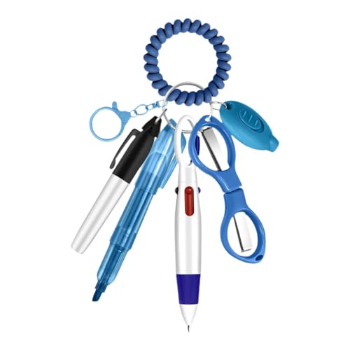 JISADER Krankenschwester Pen Set Bunte Kugelschreiber Tragbarer Stiftzubehör Leichtes Mehrfachputzverpackung Kompakter Surgerwerdchen Permanenter Marker, Blau JISADER Krankenschwester Pen Set Bunte Kugelschreiber Tragbarer Stiftzubehör Leichtes Mehrfachputzverpackung Kompakter Surgerwerdchen Permanenter Marker, Blau von JISADER