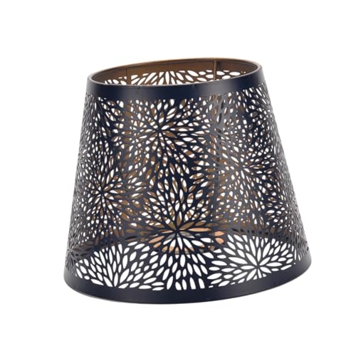 JISADER Metall-Lampenschirm, Stehleuchte, kegelförmiger Lampenschirm, moderner Metallkäfig, Tischlampe, Lichtabdeckung für E27-Glühbirne, für Büro, Zuhause, Black A JISADER Metall-Lampenschirm, Stehleuchte, kegelförmiger Lampenschirm, moderner Metallkäfig, Tischlampe, Lichtabdeckung für E27-Glühbirne, für Büro, Zuhause, Black A von JISADER