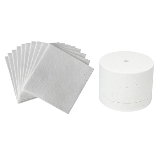 JISADER Mikrowellenofen Glas Fusing Zubehör Set für Anfänger, 10 Blatt Anhänger Liner Papier, Praktisches Set, Klein von JISADER