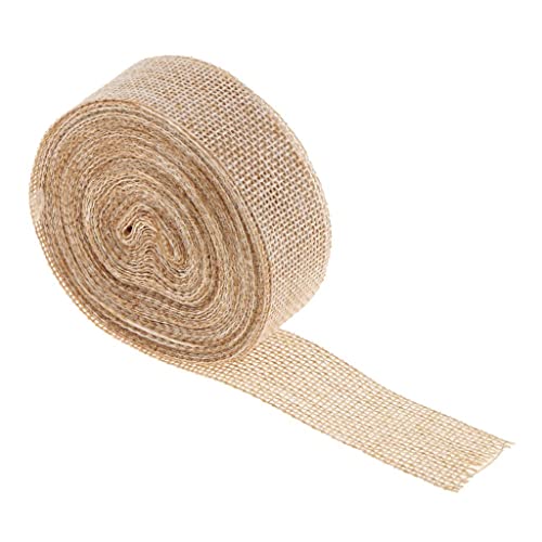 JISADER Natürliche Sackleinen Jute Sackleinen Rustikale Sackleinen Stück von JISADER