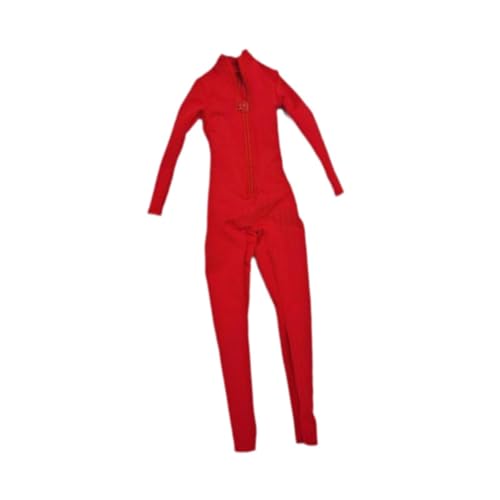 JISADER Overall für Actionfiguren im Maßstab 1:6, Kleidung für weibliche Figuren, Puppen-Outfits für 12-Zoll-weibliche Puppen, Rot JISADER Overall für Actionfiguren im Maßstab 1:6, Kleidung für weibliche Figuren, Puppen-Outfits für 12-Zoll-weibliche Puppen, Rot von JISADER