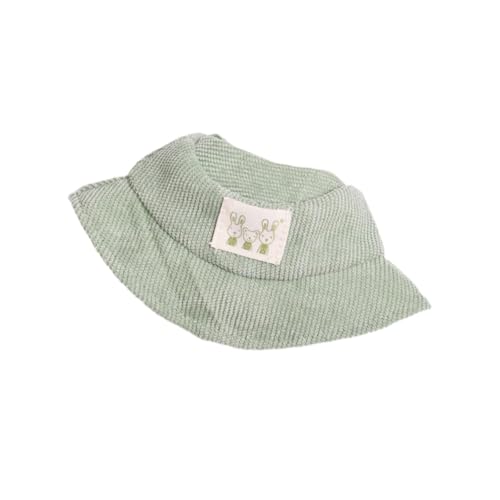 JISADER Puppenhut Als Miniaturhut Und Fischerhut für Plüschpuppen Stilvolles Puppenzubehör Aus Weichem Stoff mit Breiter Krempe für 15cm Figuren Und Sammler, Grün JISADER Puppenhut Als Miniaturhut Und Fischerhut für Plüschpuppen Stilvolles Puppenzubehör Aus Weichem Stoff mit Breiter Krempe für 15cm Figuren Und Sammler, Grün von JISADER