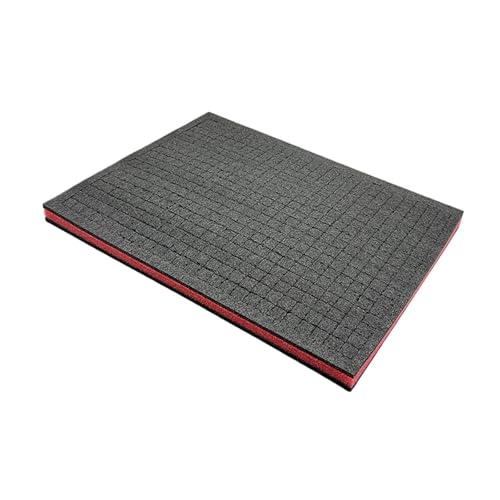 JISADER Schaumstoffplatte für Werkzeugkasten Organizer, Schaumstoffeinlagen für Koffer, Polstereinlage für Aufbewahrungsschubladen, Schwarz Rot Schwarz JISADER Schaumstoffplatte für Werkzeugkasten Organizer, Schaumstoffeinlagen für Koffer, Polstereinlage für Aufbewahrungsschubladen, Schwarz Rot Schwarz von JISADER