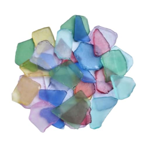 JISADER Seeglas zum Basteln, getrommelt, DIY-Basteln für Brunnensteine, Heimwerken, gefärbter Farbstein, 1 cm bis 3 cm JISADER Seeglas zum Basteln, getrommelt, DIY-Basteln für Brunnensteine, Heimwerken, gefärbter Farbstein, 1 cm bis 3 cm von JISADER