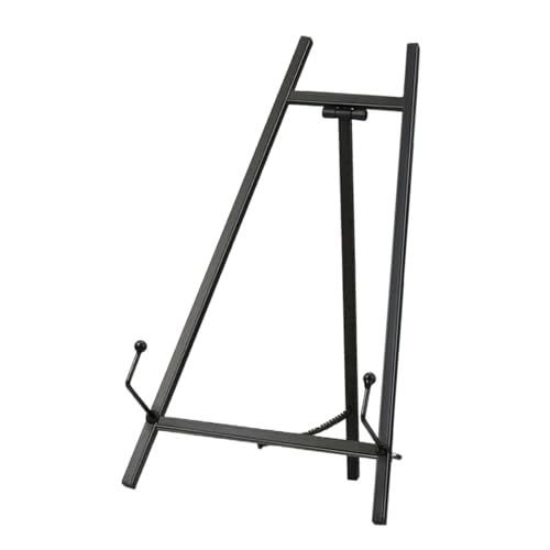 JISADER Staffeleiständer für Hochzeitsschilder, Kunst-Display-Staffelei, modern, Bilderständer, stabile Struktur, Schwarz JISADER Staffeleiständer für Hochzeitsschilder, Kunst-Display-Staffelei, modern, Bilderständer, stabile Struktur, Schwarz von JISADER