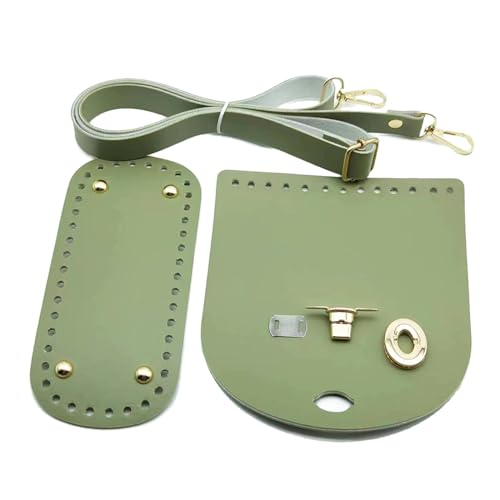 JISADER Taschenboden zum Häkeln, Häkeltaschenherstellungsset mit Löchern, PU-, DIY-Taschenzubehör, Schultergurt für Tragetaschen-Handtaschenteile, hellgrün JISADER Taschenboden zum Häkeln, Häkeltaschenherstellungsset mit Löchern, PU-, DIY-Taschenzubehör, Schultergurt für Tragetaschen-Handtaschenteile, hellgrün von JISADER