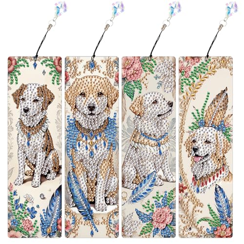 JISHSHAY 4 Stück Diamond Painting Lesezeichen Hund Diamant Painting Lesezeichen Tiere Diamantmalerei Bookmark Diamant Malerei Book Marks Mosaik Bastelset Erwachsene Diamaond Malerei Bookmarks JISHSHAY 4 Stück Diamond Painting Lesezeichen Hund Diamant Painting Lesezeichen Tiere Diamantmalerei Bookmark Diamant Malerei Book Marks Mosaik Bastelset Erwachsene Diamaond Malerei Bookmarks von JISHSHAY