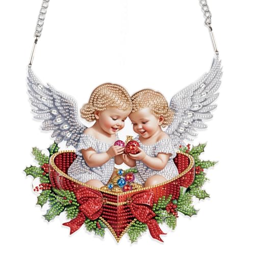 JISHSHAY Diamond Painting Anhänger Engel Diamant Painting Fensterdeko Angel Diamantmalerei Ornament Angel Diamant Malerei Fensterbilder Engel Diamaond Malerei Hanger Crystal Art Kranz Girlande JISHSHAY Diamond Painting Anhänger Engel Diamant Painting Fensterdeko Angel Diamantmalerei Ornament Angel Diamant Malerei Fensterbilder Engel Diamaond Malerei Hanger Crystal Art Kranz Girlande von JISHSHAY
