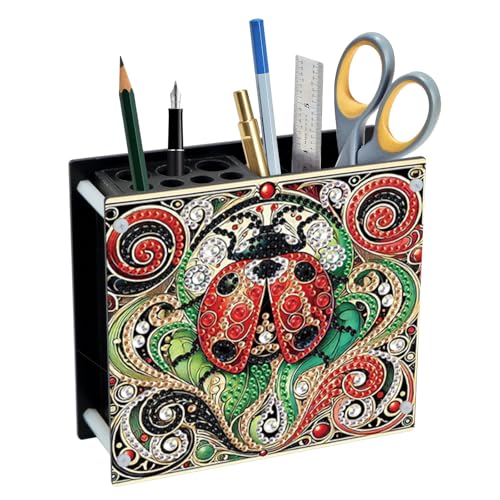 JISHSHAY Diamond Painting Stifthalter Marienkäfer Diamant Malerei Stifthalter Büro Tiere Stickerei Diamant Stifthalter Diamond Art Tasche Kreuzstich Aufbewahrungsbox Puzzle Pen Holder JISHSHAY Diamond Painting Stifthalter Marienkäfer Diamant Malerei Stifthalter Büro Tiere Stickerei Diamant Stifthalter Diamond Art Tasche Kreuzstich Aufbewahrungsbox Puzzle Pen Holder von JISHSHAY