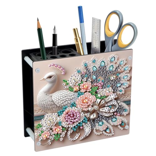 JISHSHAY Diamond Painting Stifthalter Pfau Diamant Malerei Stifthalter Büro Tiere Stickerei Diamant Stifthalter Diamond Art Tasche Kreuzstich Aufbewahrungsbox Puzzle Erwachsene Pen Holder JISHSHAY Diamond Painting Stifthalter Pfau Diamant Malerei Stifthalter Büro Tiere Stickerei Diamant Stifthalter Diamond Art Tasche Kreuzstich Aufbewahrungsbox Puzzle Erwachsene Pen Holder von JISHSHAY