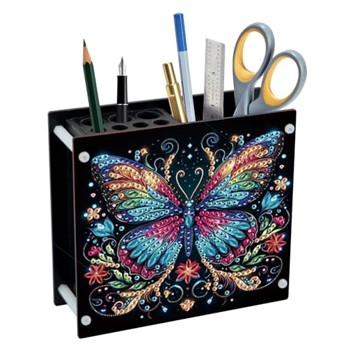JISHSHAY Diamond Painting Stifthalter Schmetterling Diamant Malerei Stifthalter Büro Tiere Stickerei Diamant Stifthalter Diamond Art Tasche Kreuzstich Aufbewahrungsbox Puzzle Erwachsene Pen Holder JISHSHAY Diamond Painting Stifthalter Schmetterling Diamant Malerei Stifthalter Büro Tiere Stickerei Diamant Stifthalter Diamond Art Tasche Kreuzstich Aufbewahrungsbox Puzzle Erwachsene Pen Holder von JISHSHAY