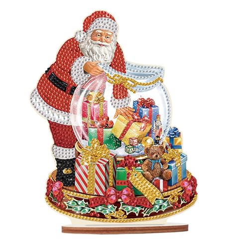 JISHSHAY Diamond Painting Tischdeko 5D DIY Weihnachten Diamant Kunst Schreibtisch Ornamente mit Weihnachtsmann Spezielle Form Kristall Weihnachten Diamant Kunst Weihnachtsdekorationen JISHSHAY Diamond Painting Tischdeko 5D DIY Weihnachten Diamant Kunst Schreibtisch Ornamente mit Weihnachtsmann Spezielle Form Kristall Weihnachten Diamant Kunst Weihnachtsdekorationen von JISHSHAY