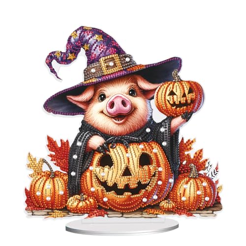 JISHSHAY Halloween Diamond Painting Tischdekoration Kürbis Diamant Painting Tisch Deko Schwein Diamantmalerei Ornamente Horror Diamaond Malerei Tischdeko Halloween Diamant Malerei Tischdekoration JISHSHAY Halloween Diamond Painting Tischdekoration Kürbis Diamant Painting Tisch Deko Schwein Diamantmalerei Ornamente Horror Diamaond Malerei Tischdeko Halloween Diamant Malerei Tischdekoration von JISHSHAY