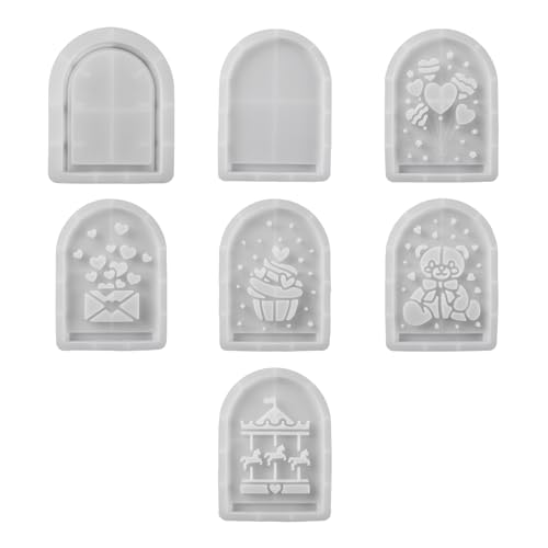 7 Pieces Robuste Silhouetten Lichtdekoration Silikonform Set Für Handwerk Einzigartiger Ornamente Und Kerzenhalter 7 Pieces Robuste Silhouetten Lichtdekoration Silikonform Set Für Handwerk Einzigartiger Ornamente Und Kerzenhalter von JITNGM