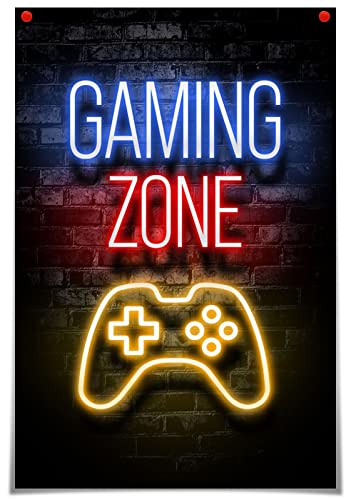 JIUJIUJIU Minimalistische Wandmalerei Gaming Zone Drucke & Poster Leinwand Drucke Kunstwerke für Wohnzimmer Schlafzimmer Deko C3edff7,20 * 30cm, ungerahmt JIUJIUJIU Minimalistische Wandmalerei Gaming Zone Drucke & Poster Leinwand Drucke Kunstwerke für Wohnzimmer Schlafzimmer Deko C3edff7,20 * 30cm, ungerahmt von JIUJIUJIU