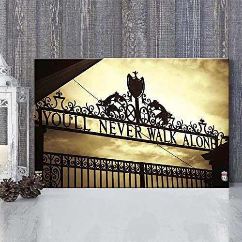 Nostalgische Eisentor Wand Kunst Malerei Wandbild You'll Never Walk Alone Drucke & Poster Leinwand Bilder Kunstwerk für Wohnkultur, 50 * 75cm, ungerahmt Nostalgische Eisentor Wand Kunst Malerei Wandbild You'll Never Walk Alone Drucke & Poster Leinwand Bilder Kunstwerk für Wohnkultur, 50 * 75cm, ungerahmt von JIUJIUJIU