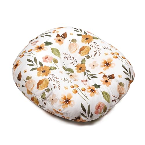 JIXINHEKEJI Abnehmbares Neigungskissen Mit Plüschiger Baumwollabdeckung - Multifunktionale, Tragbare Liege Für Zuhause Und Reisen(Color:Blume) von JIXINHEKEJI