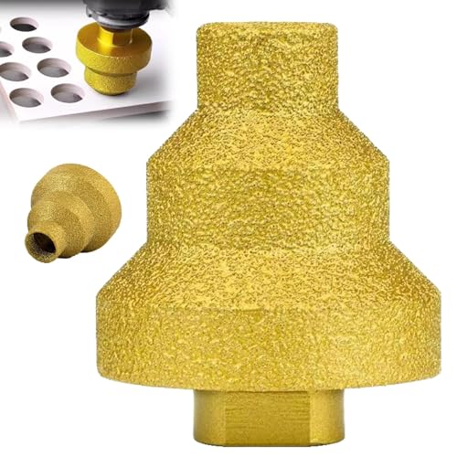 Effektiver Diamant-Kernbohrer, Diamant-Kegelbohrer für Fliesen, Bohrer verstellbar, Lochschneider, Präzisionsreibahle(1pc) von JIYIHENKEAI