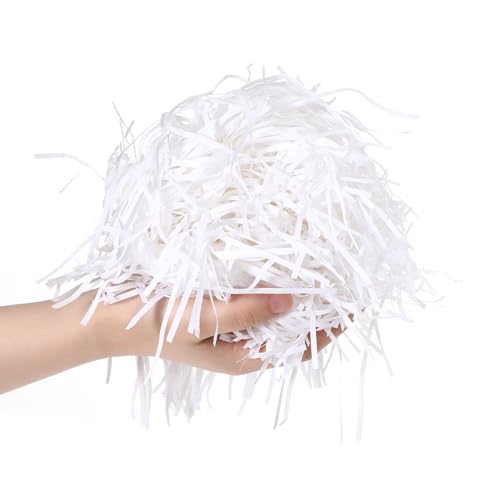BOHUIZ 100g Geschreddertes Seidenpapier, Füllmaterial Geschenk Raffia Geschreddertes Papier für DIY Party Geschenkdekoration und Korbfüllung von JIYIN