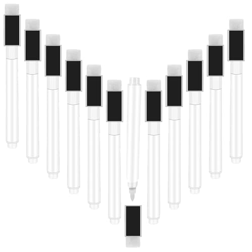 JIYIN 12 Stück Whiteboard Marker, Magnetische Whiteboard Stifte Folienstift Abwischbar Abwischbare Markierungsstifte für Zuhause Schule Büro Whiteboards Memoboard Marker JIYIN 12 Stück Whiteboard Marker, Magnetische Whiteboard Stifte Folienstift Abwischbar Abwischbare Markierungsstifte für Zuhause Schule Büro Whiteboards Memoboard Marker von JIYIN
