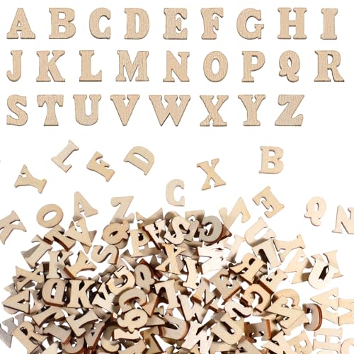 JIYIN 208 Stück Kleine Holzbuchstaben 15mm, Buchstaben Holz Unbearbeitete Holz Buchstaben Deko Geeignet für Frühes Lernen Dekoration DIY Bastelprojekte JIYIN 208 Stück Kleine Holzbuchstaben 15mm, Buchstaben Holz Unbearbeitete Holz Buchstaben Deko Geeignet für Frühes Lernen Dekoration DIY Bastelprojekte von JIYIN