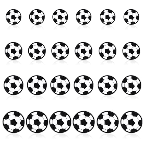 JIYIN 24 Fußball Patches zum Aufbügeln, Bügelbild Fussball Bestickte Kinder Bügelflicken Flicken zum Aufbügeln Aufnäher Patches Fussball für Kinder leidung JIYIN 24 Fußball Patches zum Aufbügeln, Bügelbild Fussball Bestickte Kinder Bügelflicken Flicken zum Aufbügeln Aufnäher Patches Fussball für Kinder leidung von JIYIN