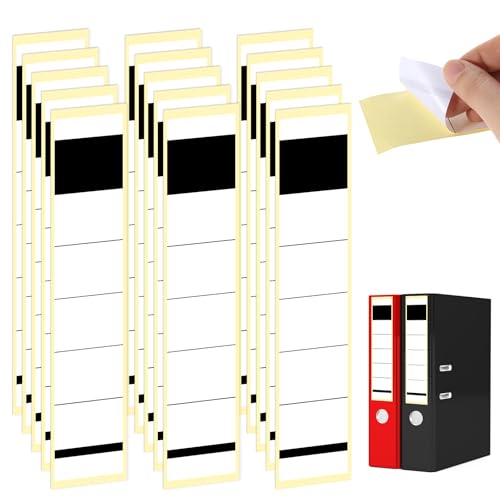 JIYIN 50 Stück Ordnerrücken Selbstklebend, 19×3.6cm Breit Ordnerrücken Aufklebe Ordner Rückenschilder für 5 cm Schmale Ordner für Büro Bibliothek Archivierung JIYIN 50 Stück Ordnerrücken Selbstklebend, 19×3.6cm Breit Ordnerrücken Aufklebe Ordner Rückenschilder für 5 cm Schmale Ordner für Büro Bibliothek Archivierung von JIYIN