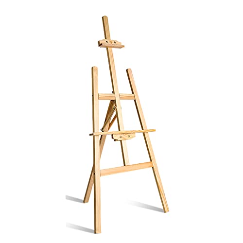 JIYTG 120 cm hohe Staffelei aus Holz, A-Rahmen, Bodenstaffelei, tragbar, zusammenklappbar, Staffelei, Stativ zum Zeichnen, Malen und Skizzieren JIYTG 120 cm hohe Staffelei aus Holz, A-Rahmen, Bodenstaffelei, tragbar, zusammenklappbar, Staffelei, Stativ zum Zeichnen, Malen und Skizzieren von JIYTG
