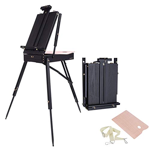 JIYTG Aufbewahrungsbox für Ölgemälde, zusammenklappbar, tragbar, aus Massivholz, tragbar, zum Anheben von Erwachsenen, Kunst, Skizzieren, Werkzeugkasten für Künstler von JIYTG