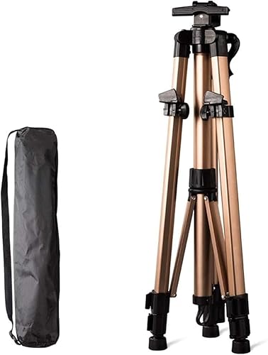 JIYTG Professionelle Staffelei für Künstler, Aluminium-Bodenstaffelei, langlebig, stabile Staffelei, 54–162 cm, höhenverstellbar von JIYTG