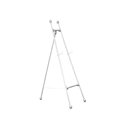 JIYTG Ständer für Hochzeitsschilder und Poster, 120/150 cm, tragbare Kunststaffelei für Boden, stabile Metall-Klappstaffelei zum Malen und Skizzieren, leicht von JIYTG