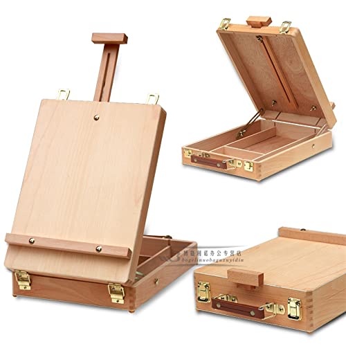 JIYTG Staffelei, 1 Stück, Filet-Desktop-Laptop-Staffelei, Malzubehör, multifunktional, Malkoffer, Kunstbedarf für Künstlerbedarf JIYTG Staffelei, 1 Stück, Filet-Desktop-Laptop-Staffelei, Malzubehör, multifunktional, Malkoffer, Kunstbedarf für Künstlerbedarf von JIYTG