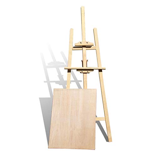 JIYTG Staffelei, Staffelei, 1,45 m, Massivholz, Staffelei, Zeichenbrett-Set, Skizzierbrett, Malerei, Präsentationsständer, Kunstbedarf JIYTG Staffelei, Staffelei, 1,45 m, Massivholz, Staffelei, Zeichenbrett-Set, Skizzierbrett, Malerei, Präsentationsständer, Kunstbedarf von JIYTG