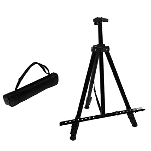 JIYTG Staffelei, tragbar, Metall, verstellbar, Skizze, Malerei, Staffelei, Aluminium, Reise-Dreieck-Staffelei, Kunstbedarf von JIYTG