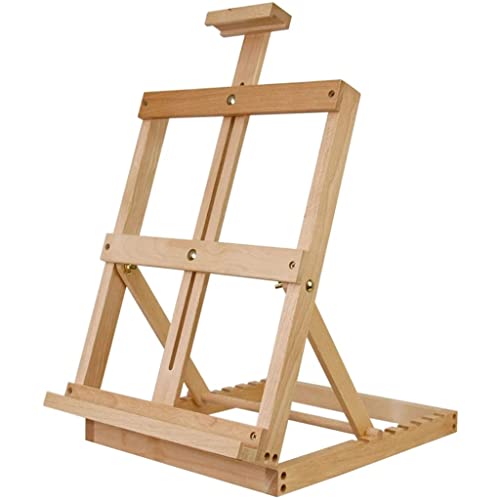 JIYTG Staffelei, verstellbar, für den Schreibtisch, Holz, Skizzenstaffelei, Zubehör, Studio, H, Rahmen, Künstler, Malerei, Kunstbedarf von JIYTG