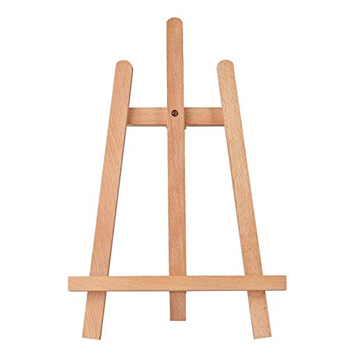 JIYTG Staffelei Desktop-Staffelei, dreieckige Halterung, Desktop-Staffelei, Foto-Poster, Ständer, 34,4 cm hoch, mittelgroß, A-Rahmen-Staffelei JIYTG Staffelei Desktop-Staffelei, dreieckige Halterung, Desktop-Staffelei, Foto-Poster, Ständer, 34,4 cm hoch, mittelgroß, A-Rahmen-Staffelei von JIYTG