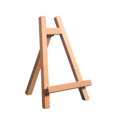 JIYTG Staffelei-Ständer, kleine A-Rahmen-Staffelei, Holz-Tischkunst-Staffelei, kleiner Desktop-Halter zum Präsentieren von Leinwandbildern, Zeichnungen JIYTG Staffelei-Ständer, kleine A-Rahmen-Staffelei, Holz-Tischkunst-Staffelei, kleiner Desktop-Halter zum Präsentieren von Leinwandbildern, Zeichnungen von JIYTG