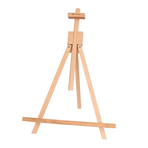 JIYTG Staffelei-Ständer aus Holz, kleine Staffelei, Halterung, Klapptisch, Aquarell, Skizze, Zeichenstaffelei JIYTG Staffelei-Ständer aus Holz, kleine Staffelei, Halterung, Klapptisch, Aquarell, Skizze, Zeichenstaffelei von JIYTG