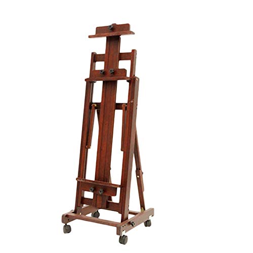 JIYTG Staffelei Staffelei Ständer Farbregal Malregal Wagen Künstler Künstlerbedarf Braun Malbrett Künstler Hocker Künstler Handwerk Box von JIYTG