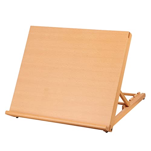 JIYTG Staffelei Tischstaffelei, tragbare Skizzenstaffelei, Holz, Schreibtisch-Staffelei, Künstler-Zeichenbrett, Ständer, Staffelei für Aquarell, Ölgemälde, Kunstbedarf JIYTG Staffelei Tischstaffelei, tragbare Skizzenstaffelei, Holz, Schreibtisch-Staffelei, Künstler-Zeichenbrett, Ständer, Staffelei für Aquarell, Ölgemälde, Kunstbedarf von JIYTG