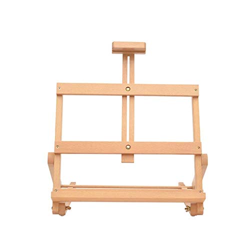 JIYTG Staffelei aus Massivholz, Staffelei für den Schreibtisch, Staffelei, Zeichnen, Kunst, Desktop, Zeichenbrett, Ständer, Skizzenstaffelei von JIYTG