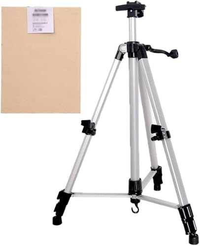 JIYTG Staffelei aus Metall, für Studenten, für drinnen und draußen, Staffelei, Ölgemälde, Zeichnen, höhenverstellbar, Länge 51 cm ~ 153 cm JIYTG Staffelei aus Metall, für Studenten, für drinnen und draußen, Staffelei, Ölgemälde, Zeichnen, höhenverstellbar, Länge 51 cm ~ 153 cm von JIYTG