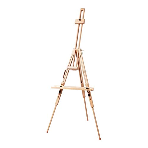 JIYTG Staffelei für Erwachsene, Massivholz, Dreibeinstaffelei, Teleskop-Staffelei, zusammenklappbar, hält Leinwandkunst bis zu 71–133,5 cm JIYTG Staffelei für Erwachsene, Massivholz, Dreibeinstaffelei, Teleskop-Staffelei, zusammenklappbar, hält Leinwandkunst bis zu 71–133,5 cm von JIYTG