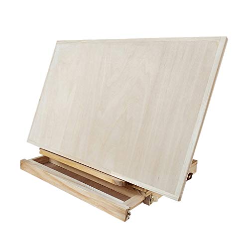 JIYTG Staffelei für Künstler, Koffer, Schreibtisch, Staffelei mit Aufbewahrungsschublade für Pinsel, Farbe für Zuhause, Outdoor, Zeichentisch, Staffelei JIYTG Staffelei für Künstler, Koffer, Schreibtisch, Staffelei mit Aufbewahrungsschublade für Pinsel, Farbe für Zuhause, Outdoor, Zeichentisch, Staffelei von JIYTG